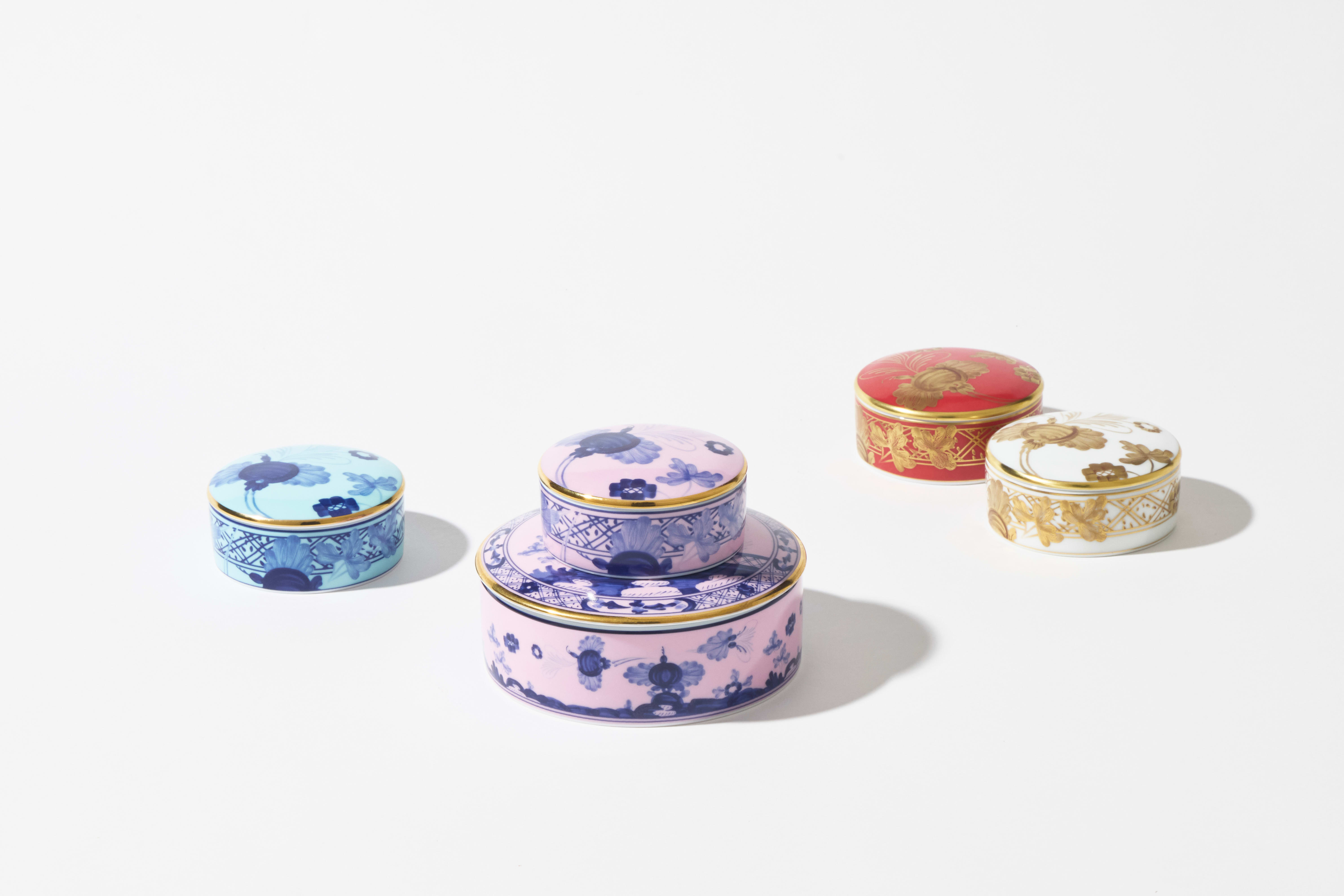 オリエンテイタリアーノ アザレア ラウンドボックス S | GINORI 1735